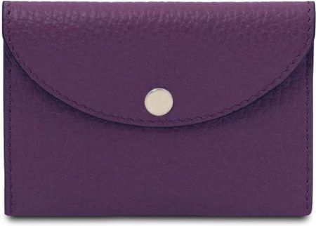 Tuscany Leather Ekskluzywne Skórzane Etui Na Wizytówki/Karty Kredytowe, Kolor Purpurowy Tl142418