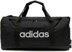 Zdjęcie adidas Uniseks Essentials Linear Duffel Bag, Black/Black/White, M - Wyszogród