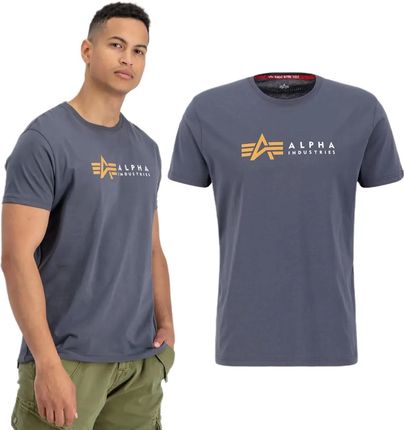Koszulka Alpha Industries Alpha Label T 118502 136 - Greyblack • RATY 0% | Kup dziś i zapłać za 30 dni | GRATIS WYSYŁKA | ZWROT DO 100 DNI 3XL