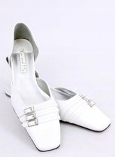 Damskie czółenka na obcasie 1922-28 WHITE 37