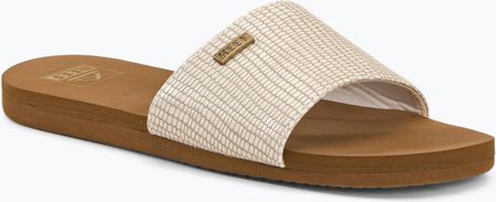Klapki damskie REEF Bliss Nights Slide white/tan | WYSYŁKA W 24H | 30 DNI NA ZWROT Zima 2022