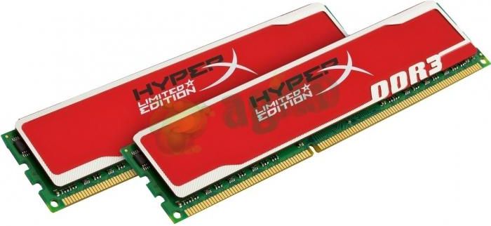 Kit Mémoire RAM Kingston HyperX Blu Red Series 16GB (2x8GB) DDR3 1600MHz - Réf. KHX16C10B1RK2/16 - Reconditionné