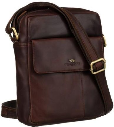 Torba damska listonoszka crossbody ze skóry naturalnej - Peterson