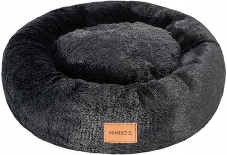 Mimiko Pets Legowisko Shaggy okrągłe L 60cm czarne 1773256302 - zdjęcie 5