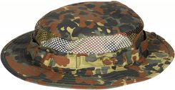 Kapelusz Boonie z wstawkami z siatki dla optymalnej wentylacji flecktarn L/XL