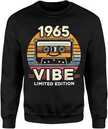 1965 vibe limited edition 60 lat urodziny Męska bluza (XXL, Czarny)