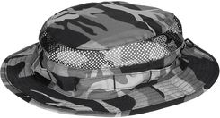 Kapelusz Boonie z wstawkami z siatki dla optymalnej wentylacji grey camo L/XL