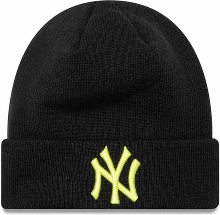 czapka zimowa NEW ERA - Knit medium MLB League essential beanie NEYYAN (BLKINR) rozmiar: OS