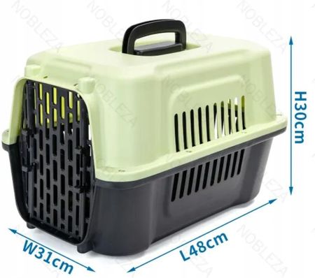 Transporter Dla Kota Psa Królika Klatka Kojec Duży Solidny do 5 Kg lotniczy 1760874242 - zdjęcie 2