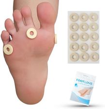 Zdjęcie FOOTLOVE Piankowe plastry na odciski otarcia modzele nagniotki N47 15 sztuk - Miłakowo