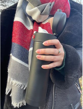 Kubek Termiczny Termos na Gorące Napoje Kawa Herbata Szczelny 440 ml Bidon RUHHY - zdjęcie 5