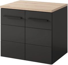 Zdjęcie Szynaka Meble Szafka Łazienkowa Pod Umywalkę Swing 60cm Czarny Mat (TH1001885) - Bogatynia