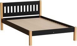 Zdjęcie Dolmar Łóżko Gaja 120X200 Czarny Dąb Naturalny - Wrocław