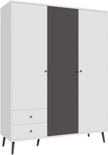 Zdjęcie Forte Szafa Easyklix Harllson Biały Uni Wolfram Szary (HLTS731LECM806) - Sieradz