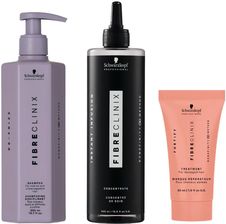Sklepvivian Schwarzkopf Professional Fibre Clinix De-Frizz Szampon Koncentrat + Maska Fortify 30 Ml W Prezencie