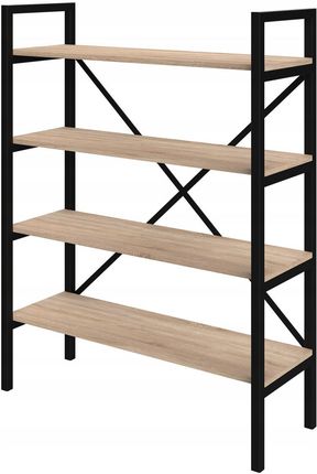 S&W Design Regał Loft Medium Lam 130X60 100X30 D4 Na Książki (Rml400030130D) - zdjęcie 5