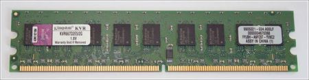 Pamięć RAM KINGSTON DIMM DDR2 2GB 800MHz CL6 (KVR800D2E6/2G)