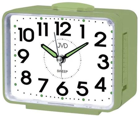 Budzik klasyczny JVD cichy mechanizm drzemka SRP1101.2 zielony
