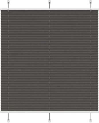 vidaXL Roleta Plisowana Czarna 120X150Cm Szerokość Tkaniny 119,4Cm (4015147)