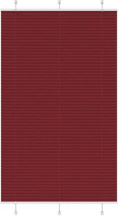 vidaXL Roleta Plisowana Bordowy Czerwony 120X200Cm (4015266)