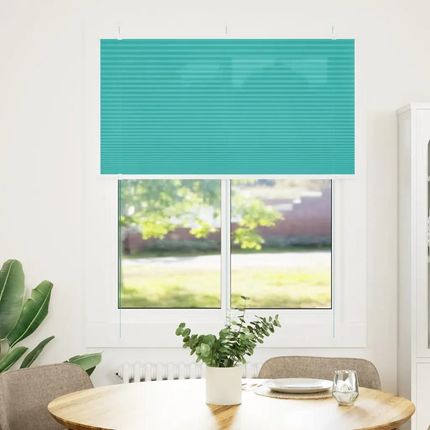 vidaXL Roleta Plisowana Zielony Benzyna 110X150Cm (4015400) - zdjęcie 2