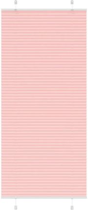 vidaXL Roleta Plisowana Różowa 95X200Cm Szerokość Tkaniny 94,4Cm (4015465)