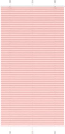 vidaXL Roleta Plisowana Różowa 105X200Cm Szerokość Tkaniny 104,4Cm (4015467)