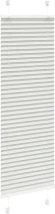 vidaXL Roleta Plisowana Jasnoszara 40X100Cm Szerokość Tkaniny 39,4Cm (4015318) - zdjęcie 3