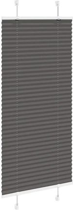 vidaXL Roleta Plisowana Czarna 60X150Cm Szerokość Tkaniny 59,4Cm (4015135) - zdjęcie 2