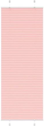 vidaXL Roleta Plisowana Różowa 80X200Cm Szerokość Tkaniny 79,4Cm (4015462)