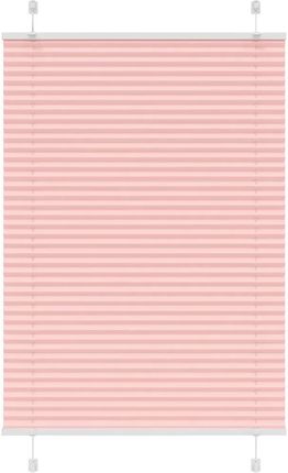 vidaXL Roleta Plisowana Różowa 90X150Cm Szerokość Tkaniny 89,4Cm (4015447)