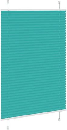 vidaXL Roleta Plisowana Zielony Benzyna 100X100Cm (4015381) - zdjęcie 3
