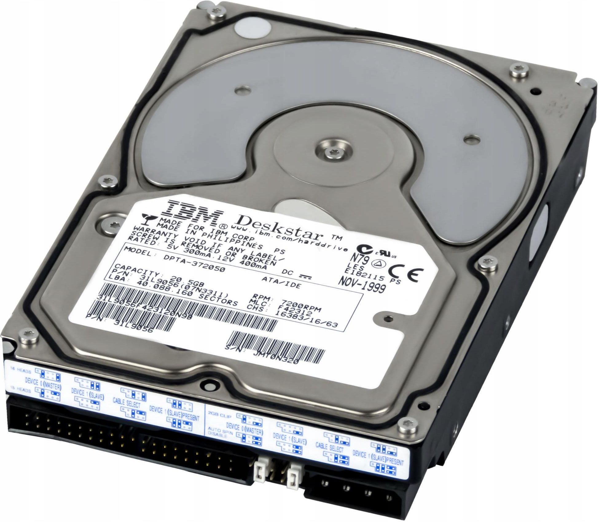Dysk twardy Ibm 20Gb 7.2K 2Mb Ata 3.5'' Dpta-372050 (31L9056) - Opinie ...