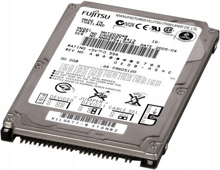 Fujitsu 30Gb 4.2K 2Mb Ata 2.5'' (Mht2030Ar) - zdjęcie 3