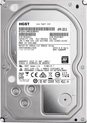 Dysk twardy HGST Ultrastar 7K2000 2TB 3,5 HUS722T2TALA604