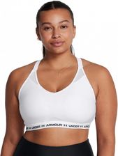 Biustonosz treningowy Under Armour UA Crossback Low Bra - biały