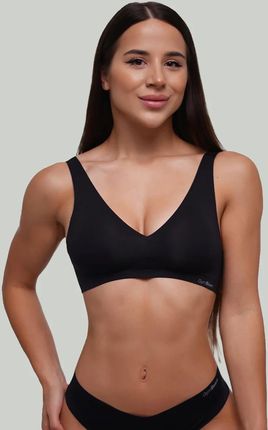 GymBeam Biustonosz bezszwowy Black
