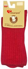 Zdjęcie SKARPOL Skarpety wełniane jagnięce art.53 czerwony / 39-41 - Grodzisk Wielkopolski