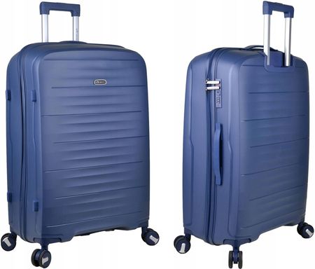 Duża walizka na kółkach z polipropylenu firmy SunBag model Aeris Horizon XL