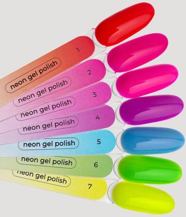 Touch Neon Gel Polish 03 Różowy Neonowy Lakier Hybrydowy 9ml - zdjęcie 2