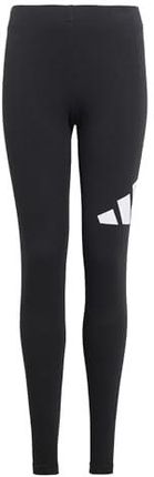 adidas Dziewczynki ESSENTIALS LINEAR LOGO LEGGINGS, black/white, 7-8 Years