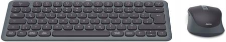 Zestaw klawiatura + mysz Hama WK-500 Czarno-Szary (U8173061) - zdjęcie 2