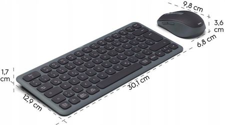 Zestaw klawiatura + mysz Hama WK-500 Czarno-Szary (U8173061) - zdjęcie 3