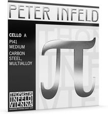 Thomastik Peter Infeld Struna A do wiolonczeli 4/4 Medium rdzeń ze stali węglowej