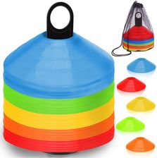 Zdjęcie Neo-Sport Stożki Treningowe Pachołki 50Szt. Ns-968 - Stopnica