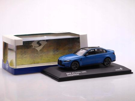 Bmw M3 Sedan (G80) Competition 2023 santorini blue Solido 1:43