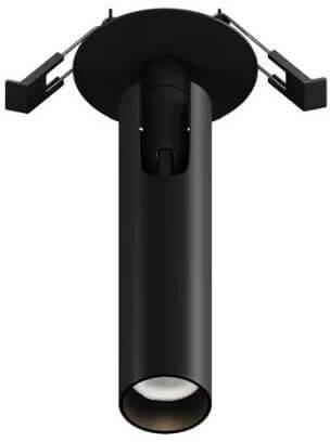Maytoni Regulowana Lampa Sufitowa Tuba Focus C141Rs-L125-6W3K-B Led 6W 3000K Metalowa Czarna (C141Rsl1256W3Kb)