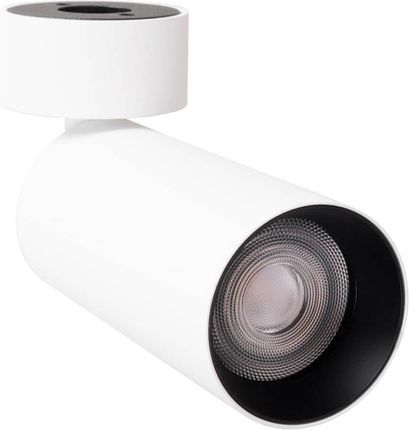 Maxlight Regulowana Lampa Przysufitowa Halo Led 9W 3000K Tuba Biały Czarny (C0245)