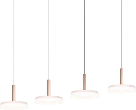 Trio Wisząca Lampa Na Listwie Celeste Led 28W 3000K Biały Brązowy (354910465)