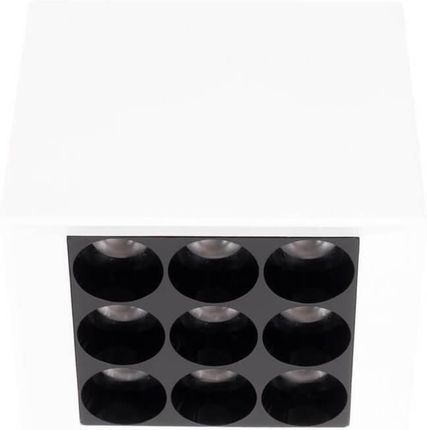 Maxlight Kuchenna Lampa Sufitowa X-Line Led 10W 3000K Kostka Biały Czarny (C0252)